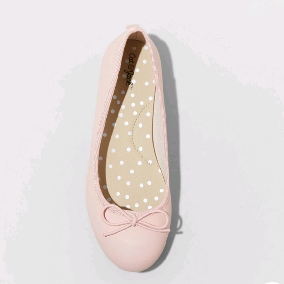 Cat & Jack Girl Blush Flats sz 13 NWT - Picture 2 of 4